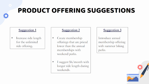 Product Offering Suggestions for Cyclistic